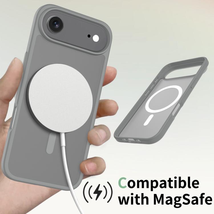 For iPhone Air Skin Feel TPU Hybrid PC MagSafe Phone Case