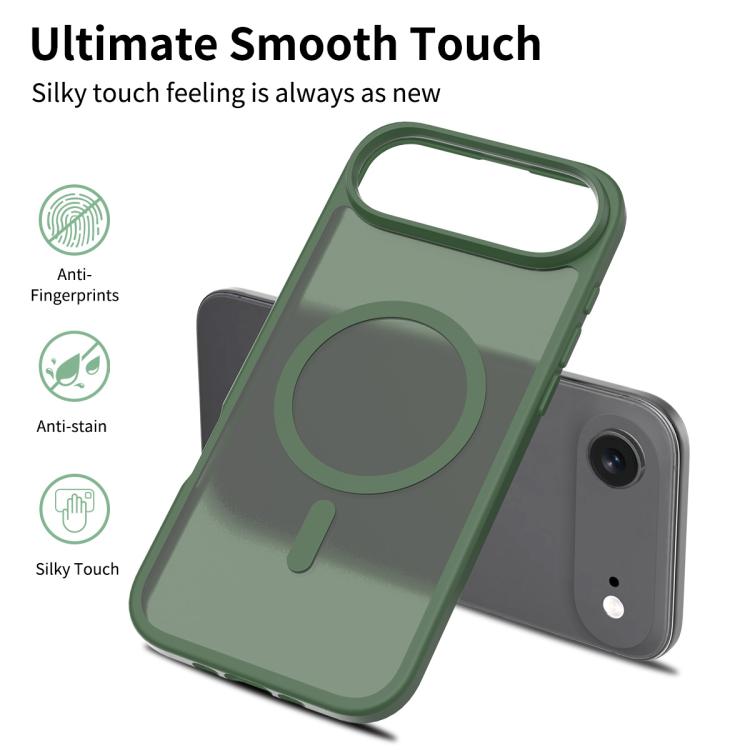 For iPhone Air Skin Feel TPU Hybrid PC MagSafe Phone Case