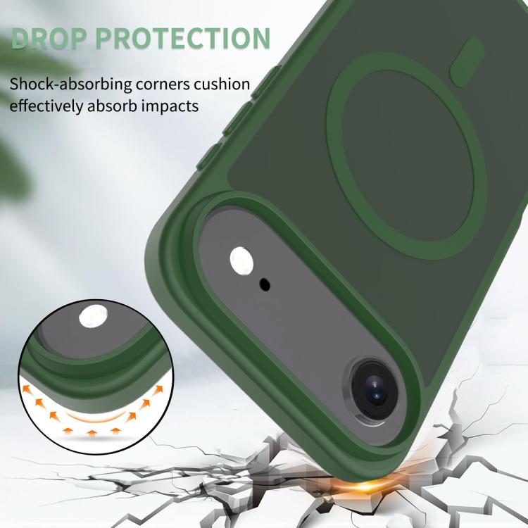 For iPhone Air Skin Feel TPU Hybrid PC MagSafe Phone Case