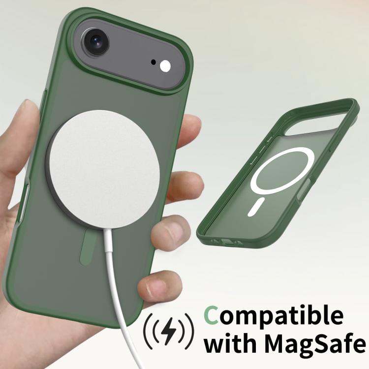 For iPhone Air Skin Feel TPU Hybrid PC MagSafe Phone Case