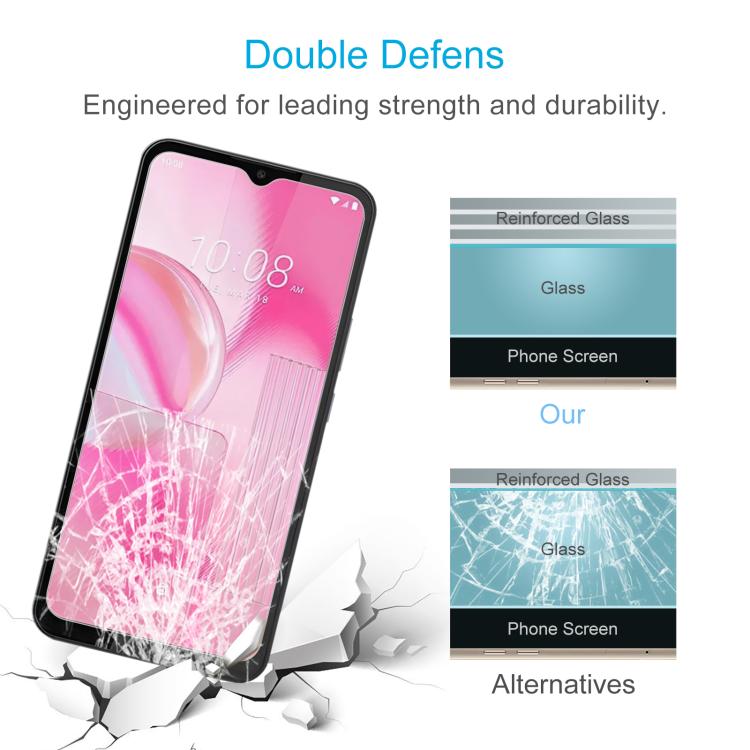 For HTC Wildfire E6 Star 10pcs 0.26mm 9H 2.5D Tempered Glass Film