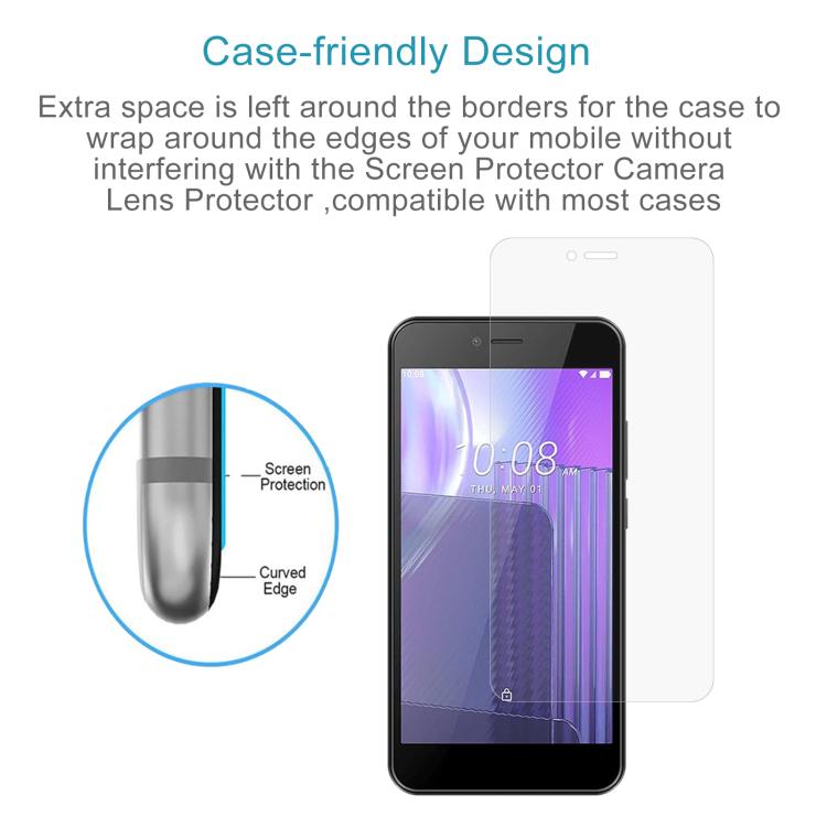 For HTC Wildfire E5 Life 10pcs 0.26mm 9H 2.5D Tempered Glass Film