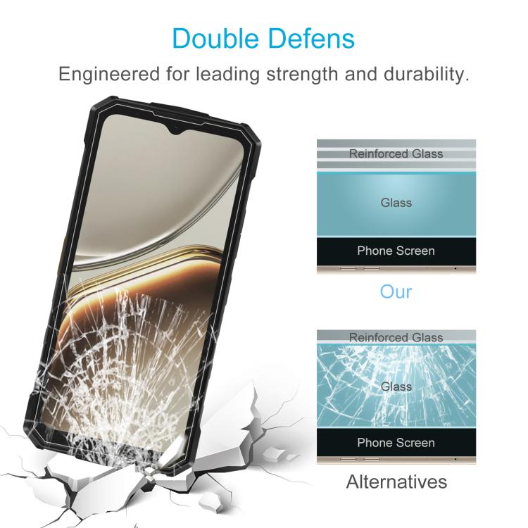 For Doogee Fire 7 10pcs 0.3mm High Aluminum Tempered Glass Film
