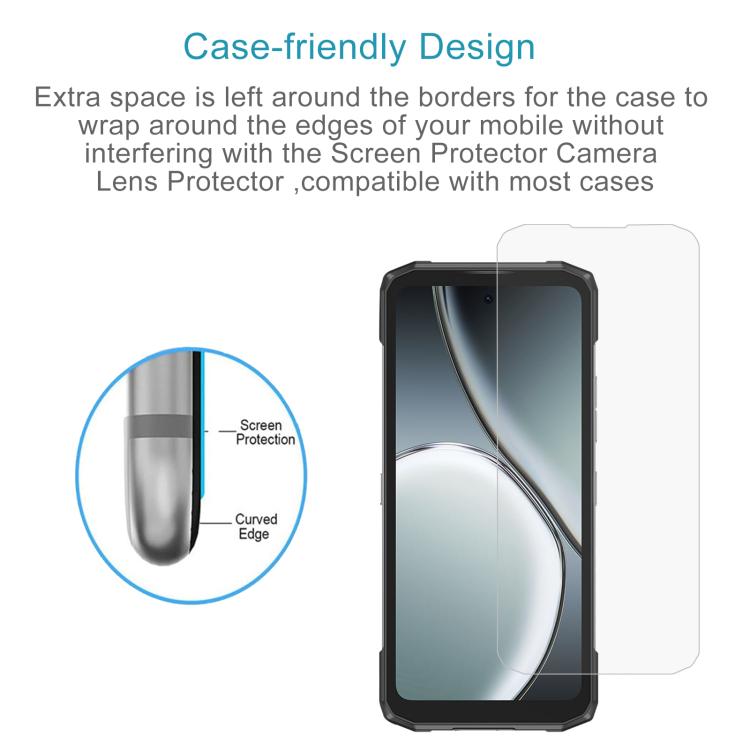 For Doogee Blade20 Ultra / Blade20 Play 50pcs 0.3mm High Aluminum Tempered Glass Film