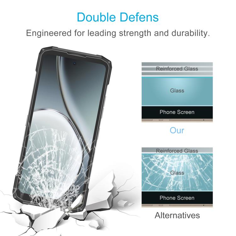 For Doogee Blade20 Ultra / Blade20 Play 50pcs 0.3mm High Aluminum Tempered Glass Film