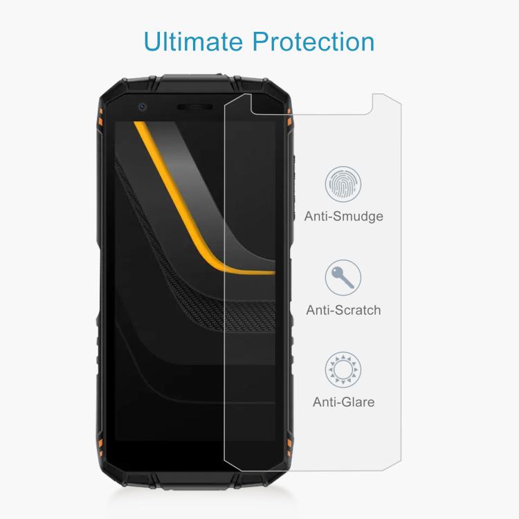 For Doogee Fire 3 / Fire 3 Ultra 50pcs 0.3mm High Aluminum Tempered Glass Film