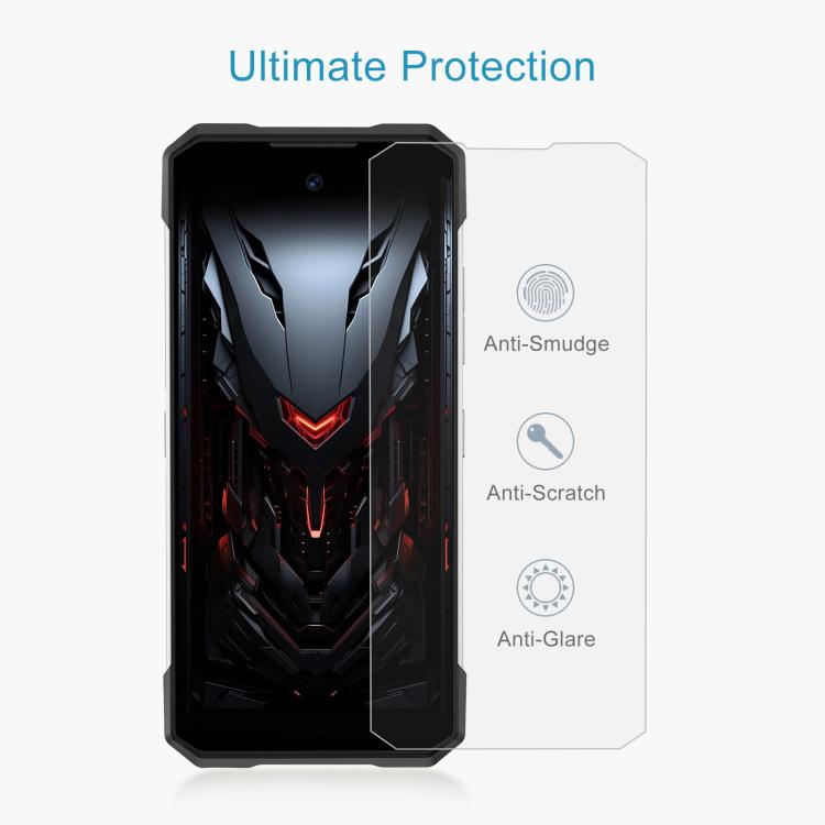 For Doogee S200 Max / S200 Ultra 50pcs 0.3mm High Aluminum Tempered Glass Film