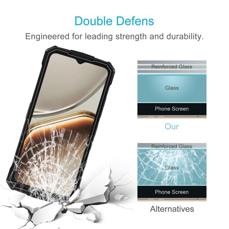 For Doogee Fire 5 50pcs 0.3mm High Aluminum Tempered Glass Film
