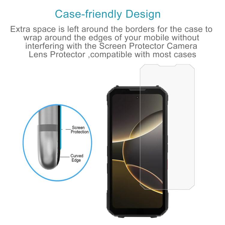 For Doogee V Max Play 50pcs 0.3mm High Aluminum Tempered Glass Film