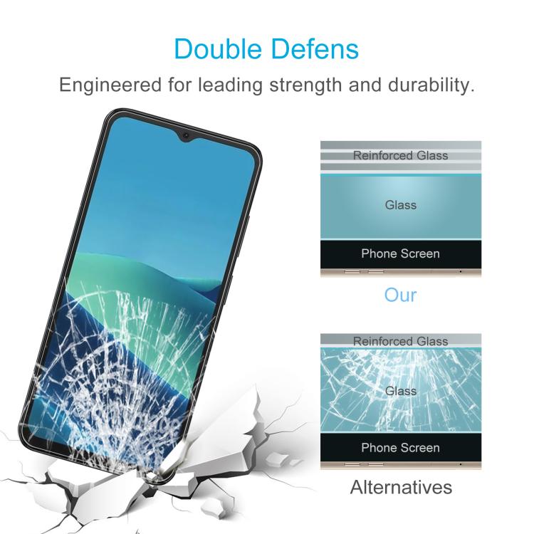 For Doogee Note 56 / 56 Pro / 56 Plus 50pcs 0.3mm High Aluminum Tempered Glass Film