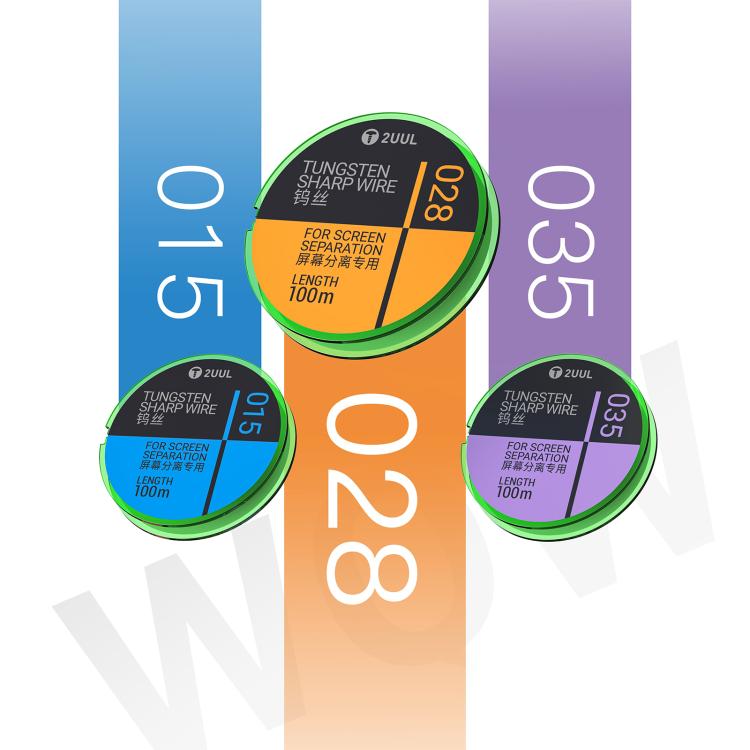 2UUL WS-028 0.028mm 100m Tungsten Sharp Diamond Wire