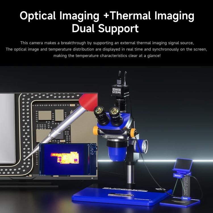 Mechanic Action3 HDMI / USB Thermal Imaging 4K HD Microscope Camera, Plug:US Plug
