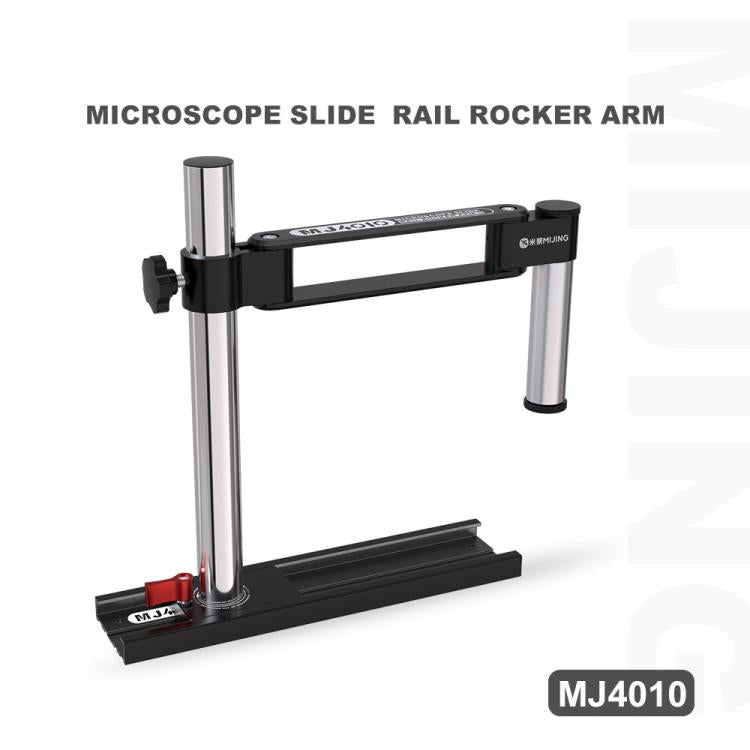 Mijing MJ4010 32mm 360 Universal Metal Swing Arm Liftable Fixed Stand with Slide Rails