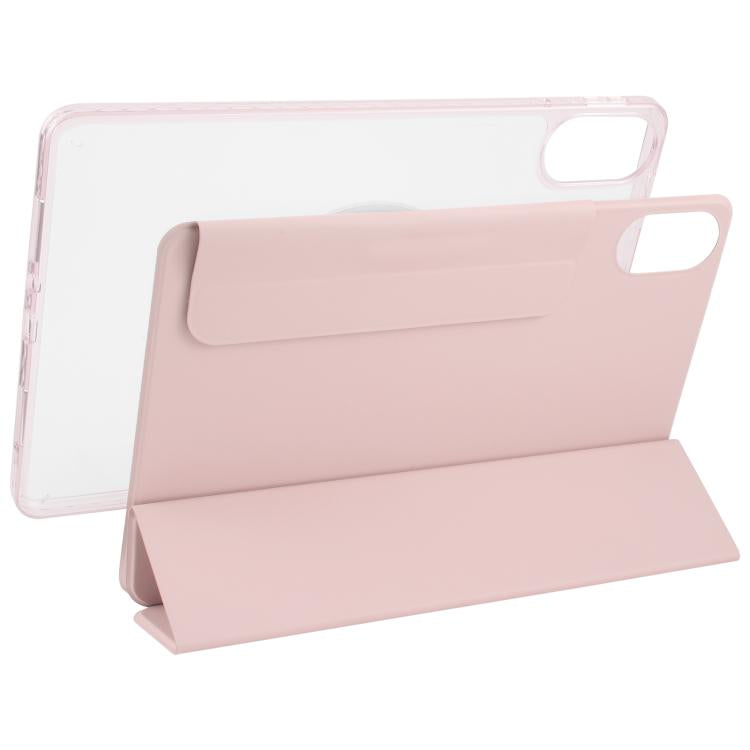 For Xiaomi Redmi Pad 2 Trifold Magnetic Split Acrylic Leather Tablet Case