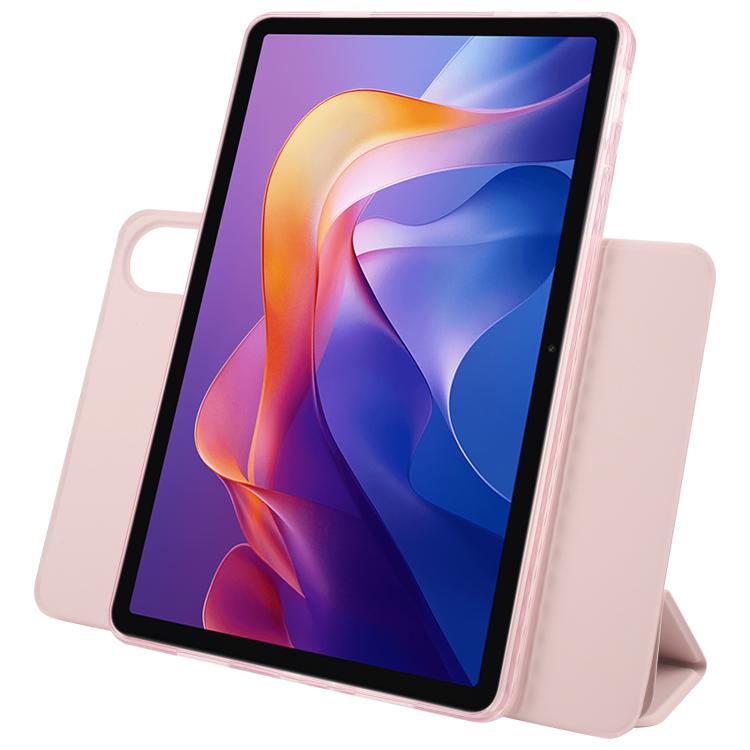 For Xiaomi Redmi Pad 2 Trifold Magnetic Split Acrylic Leather Tablet Case