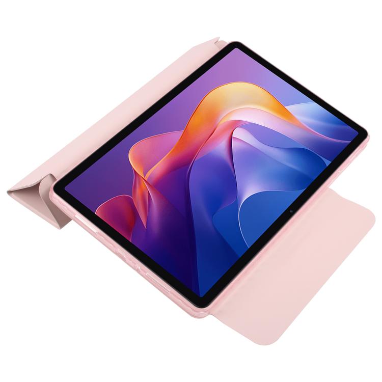 For Xiaomi Redmi Pad 2 Trifold Magnetic Split Acrylic Leather Tablet Case