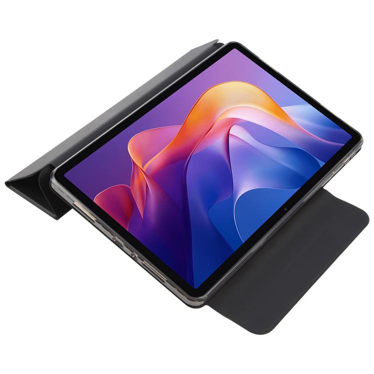 For Xiaomi Redmi Pad 2 Trifold Magnetic Split Acrylic Leather Tablet Case