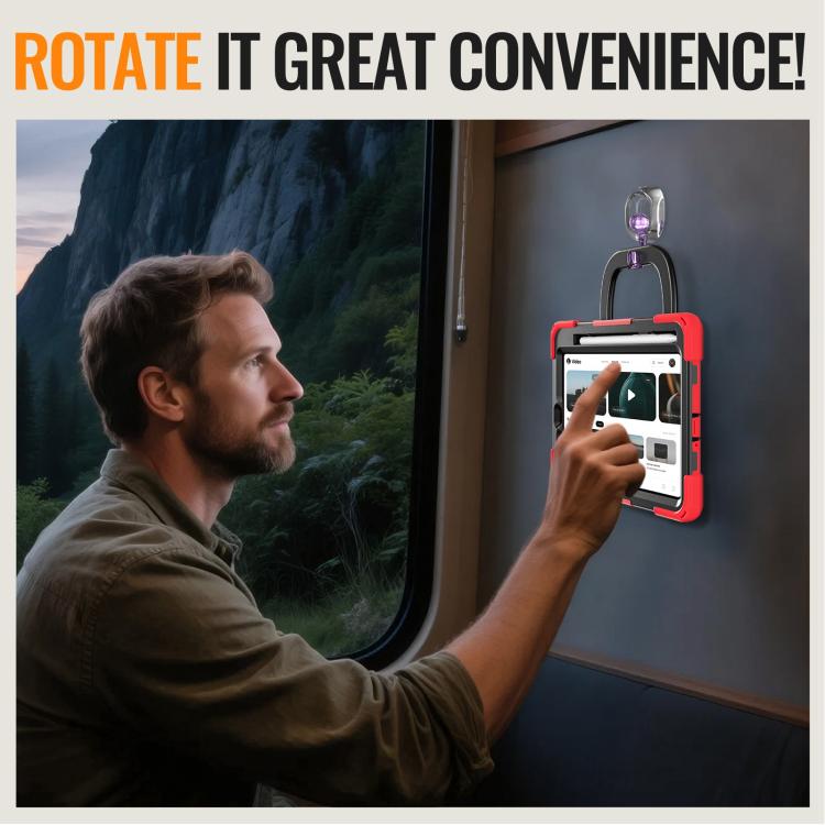 For Xiaomi Redmi K Pad 8.8 2025 Silicone Hybrid PC Tablet Case with Holder & Shoulder Strap