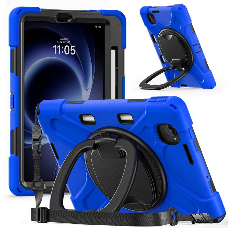 For Xiaomi Redmi K Pad 8.8 2025 Silicone Hybrid PC Tablet Case with Holder & Shoulder Strap