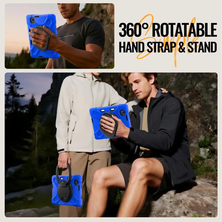 For Xiaomi Redmi K Pad 8.8 2025 Silicone Hybrid PC Tablet Case with Holder & Shoulder Strap