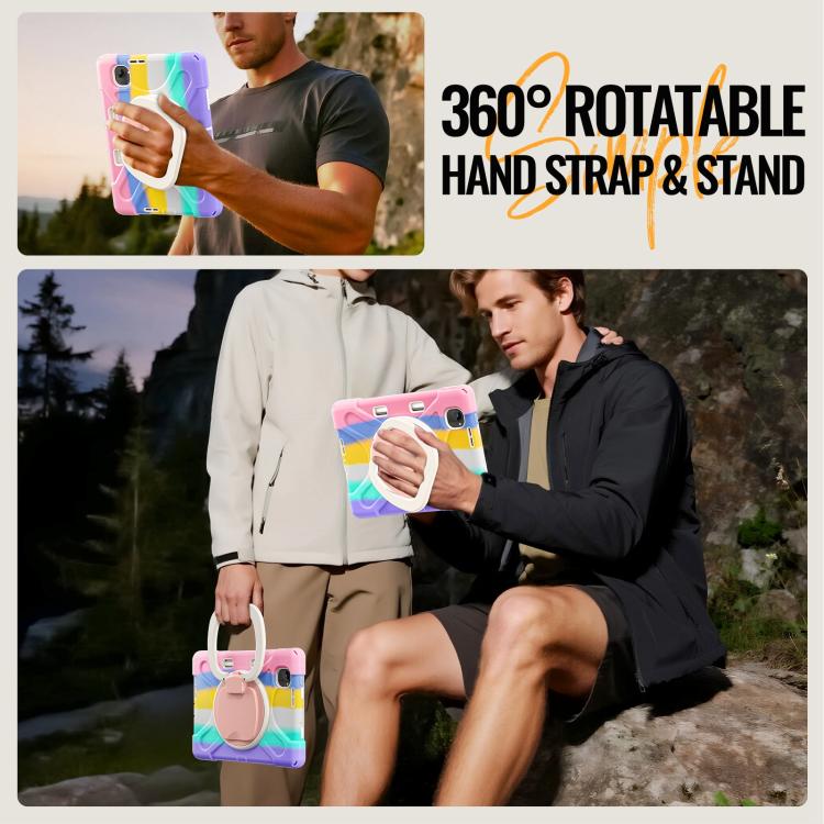 For Xiaomi Redmi K Pad 8.8 2025 Silicone Hybrid PC Tablet Case with Holder & Shoulder Strap