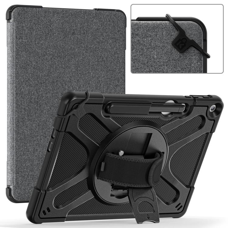 For MicroSoft Surface Pro 12 2025 Rotatable Kickstand Grip Shockproof Tablet Case