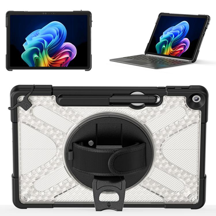For MicroSoft Surface Pro 12 2025 Rotatable Kickstand Grip Shockproof Tablet Case