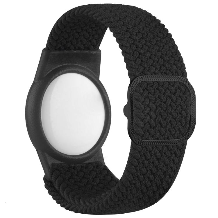 For AirTag 2nd Gen / AirTag 1st Gen xDfind Adjustable Nylon Braided Watch Band Style Anti-lost Tracker Protective Cover