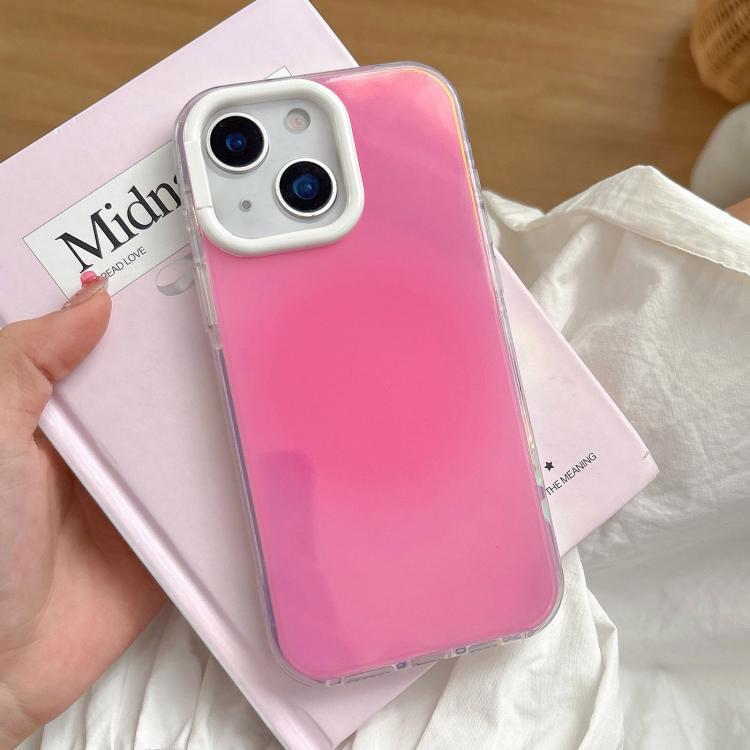 For iPhone 14 Large Camera Frame Vibrant Jelly Color TPU + IMD Phone Case