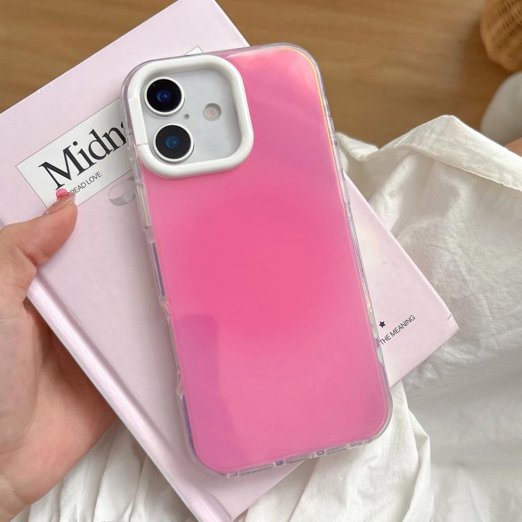 For iPhone 16 Large Camera Frame Vibrant Jelly Color TPU + IMD Phone Case