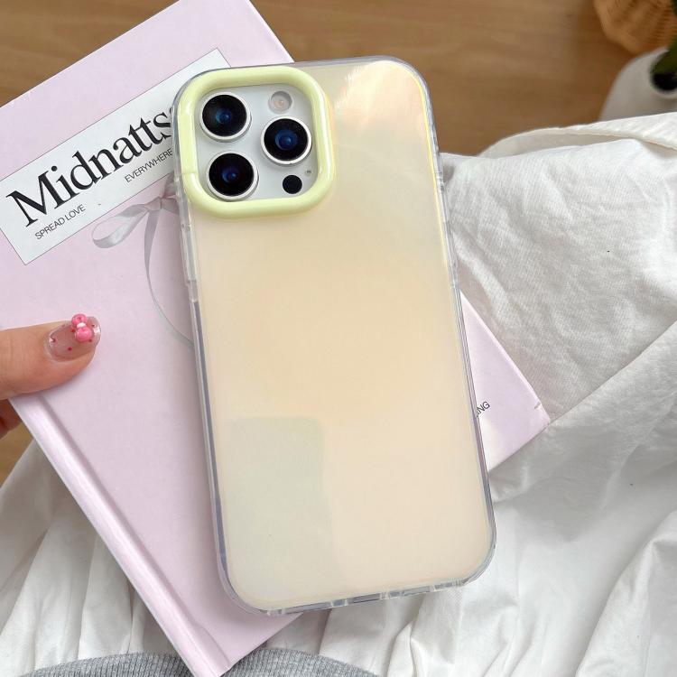 For iPhone 14 Pro Large Camera Frame Vibrant Jelly Color TPU + IMD Phone Case