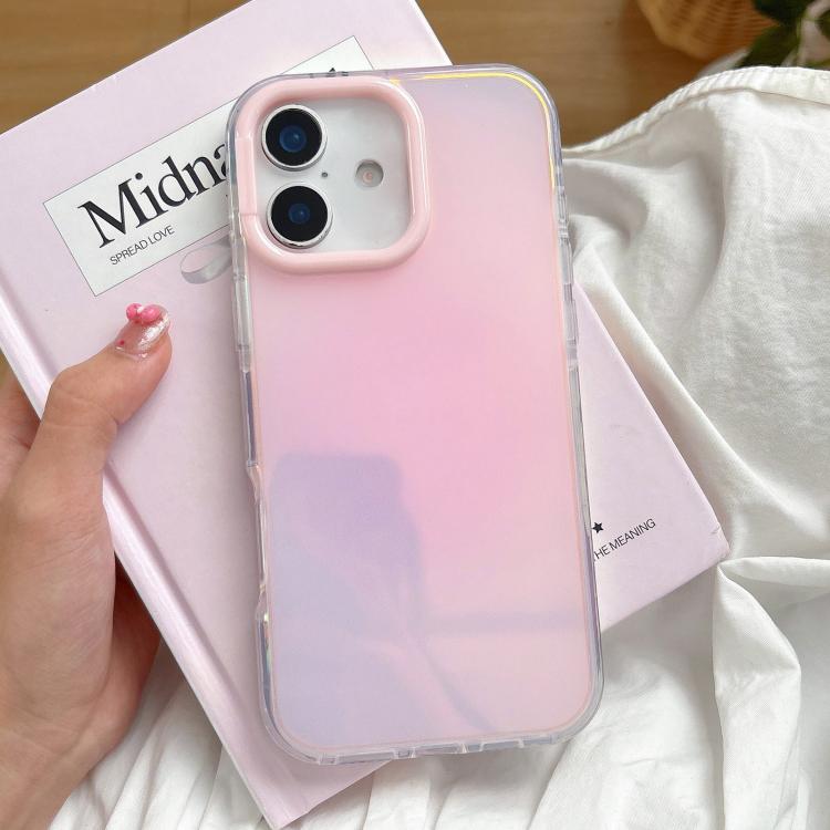 For iPhone 16 Plus Large Camera Frame Vibrant Jelly Color TPU + IMD Phone Case