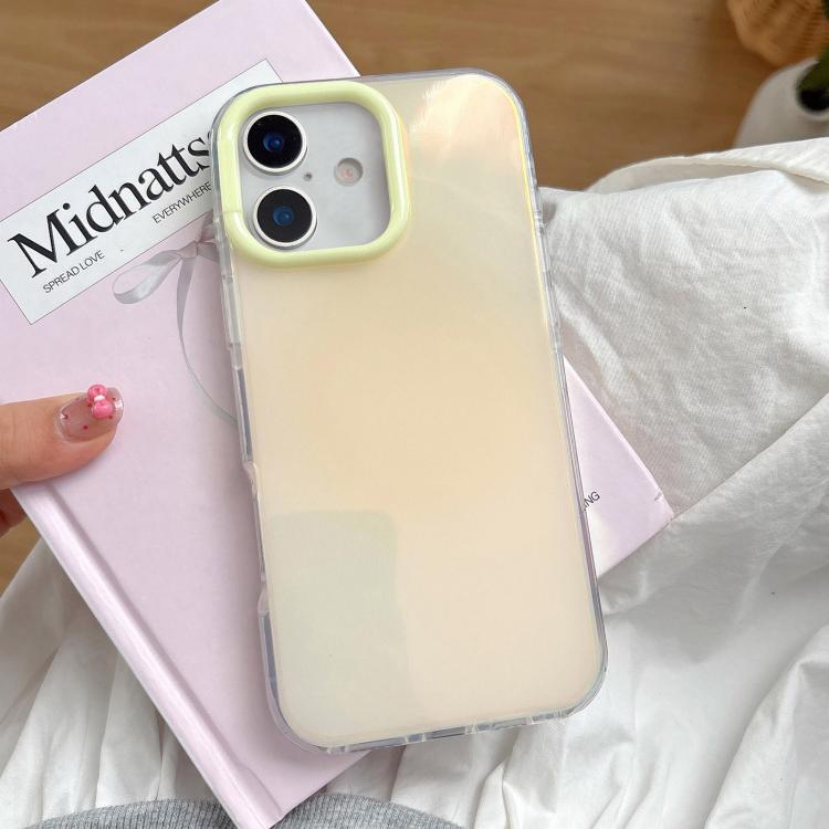 For iPhone 16 Plus Large Camera Frame Vibrant Jelly Color TPU + IMD Phone Case