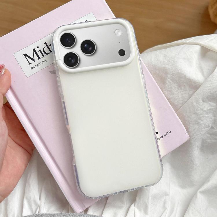 For iPhone 17 Pro Large Camera Frame Vibrant Jelly Color TPU + IMD Phone Case