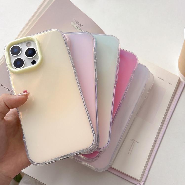 For iPhone 15 Large Camera Frame Vibrant Jelly Color TPU + IMD Phone Case