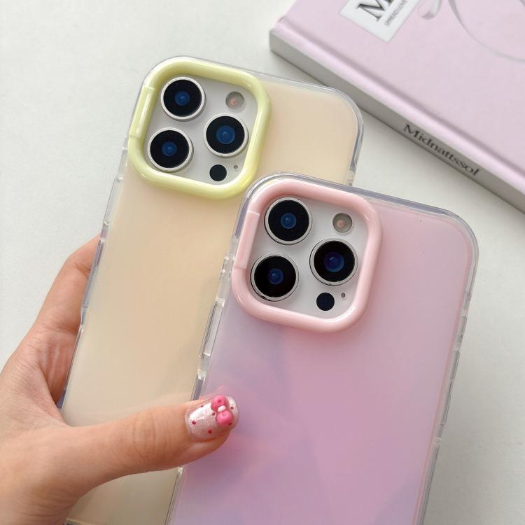 For iPhone 14 Large Camera Frame Vibrant Jelly Color TPU + IMD Phone Case