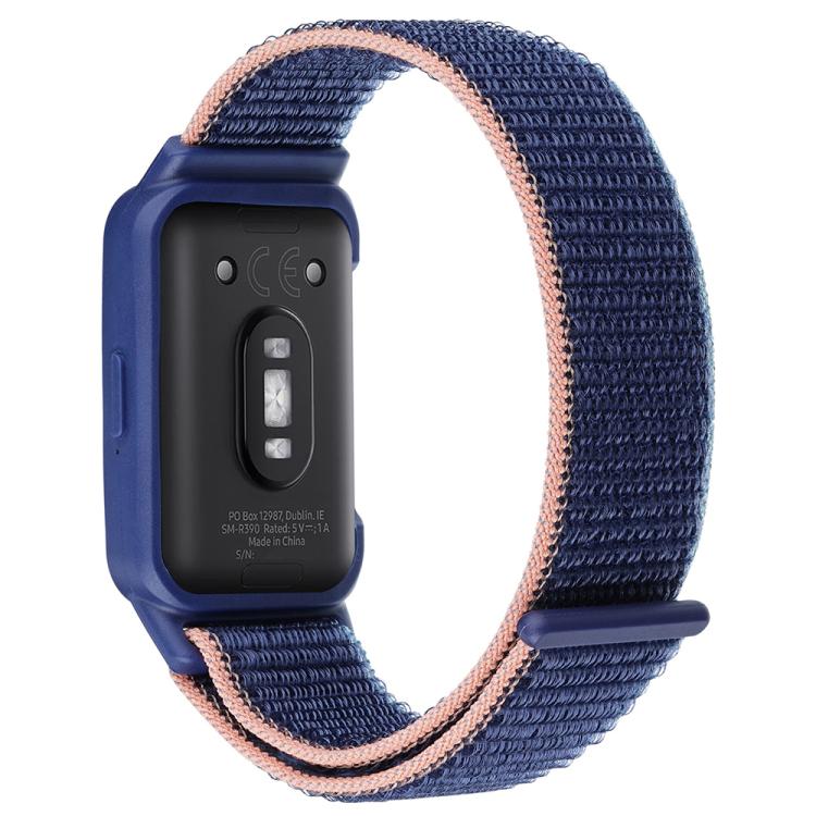 For Samsung Galaxy Fit 3 xDfind Watch Frame Integrated Nylon Hook and Loop Fastener Watch Band