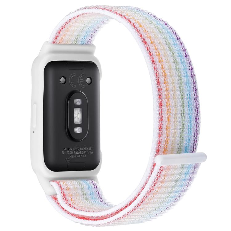 For Samsung Galaxy Fit 3 xDfind Watch Frame Integrated Nylon Hook and Loop Fastener Watch Band