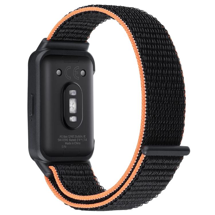 For Samsung Galaxy Fit 3 xDfind Watch Frame Integrated Nylon Hook and Loop Fastener Watch Band