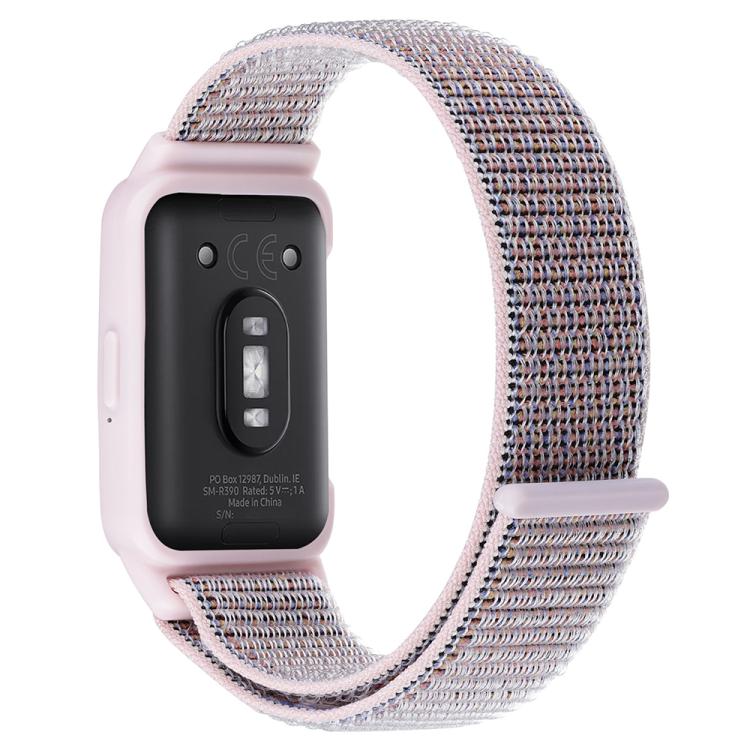 For Samsung Galaxy Fit 3 xDfind Watch Frame Integrated Nylon Hook and Loop Fastener Watch Band
