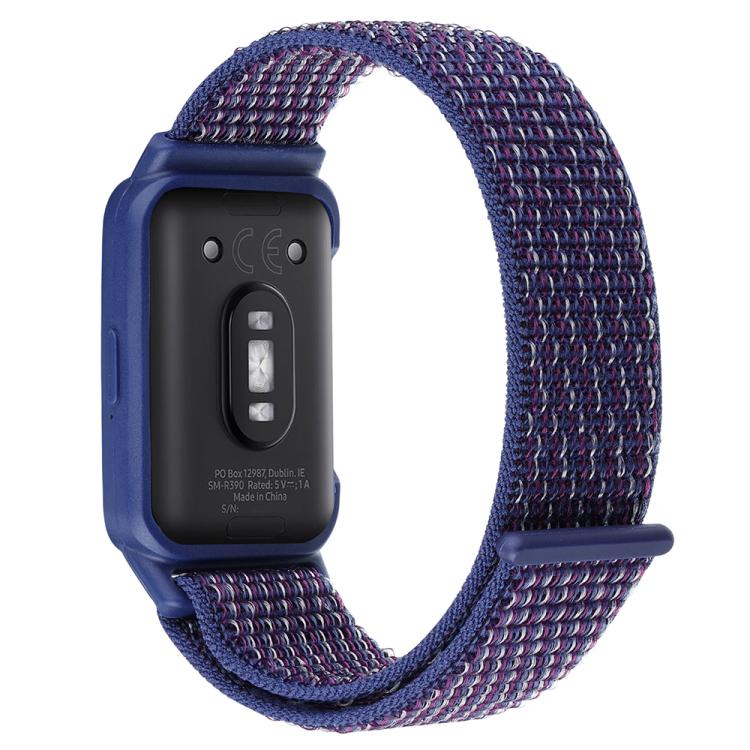 For Samsung Galaxy Fit 3 xDfind Watch Frame Integrated Nylon Hook and Loop Fastener Watch Band