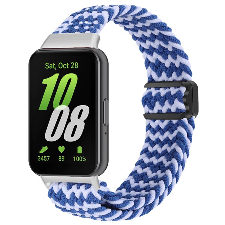 For Samsung Galaxy Fit 3 xDfind Magnetic Buckle Nylon Braided Watch Band
