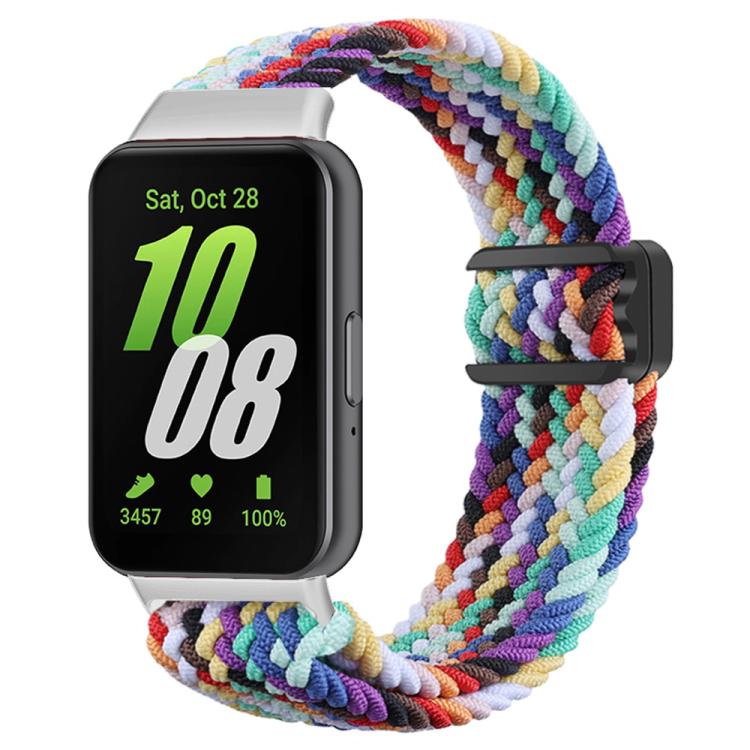 For Samsung Galaxy Fit 3 xDfind Magnetic Buckle Nylon Braided Watch Band