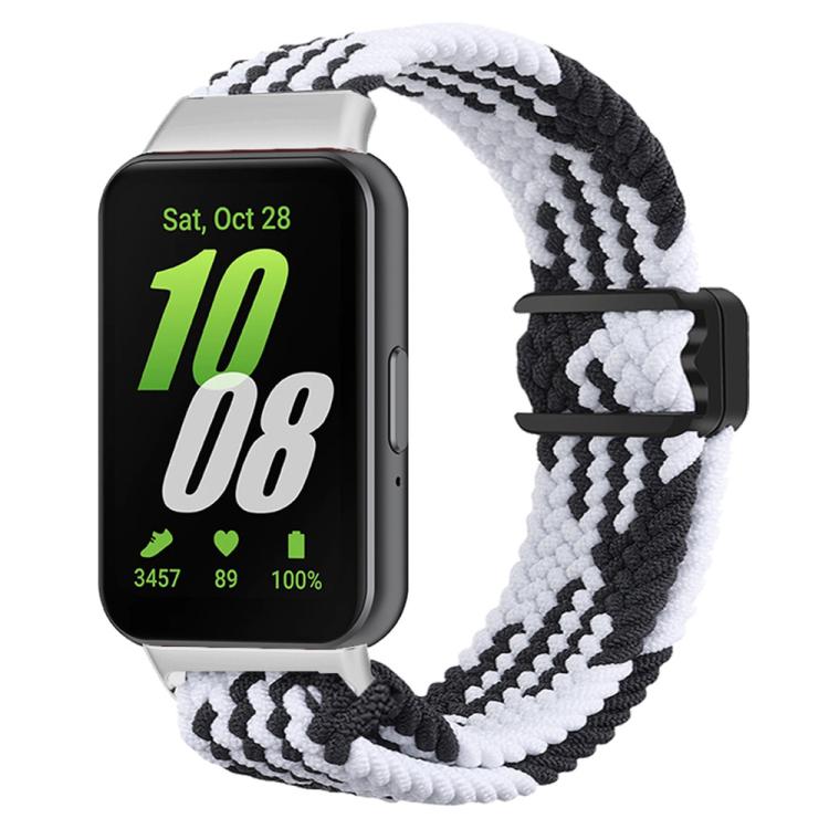 For Samsung Galaxy Fit 3 xDfind Magnetic Buckle Nylon Braided Watch Band
