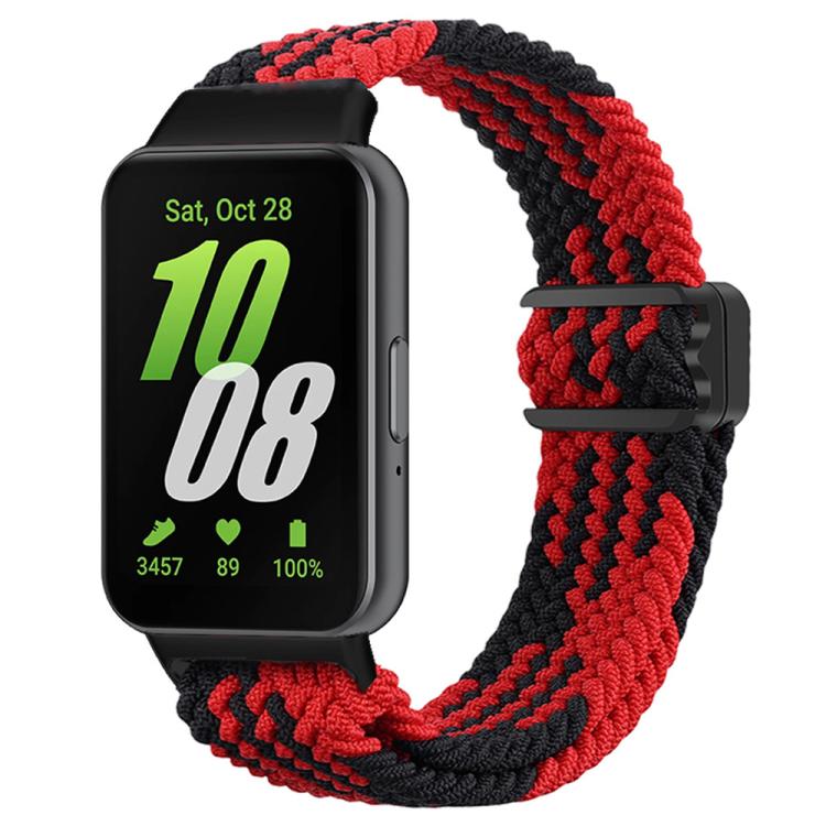 For Samsung Galaxy Fit 3 xDfind Magnetic Buckle Nylon Braided Watch Band