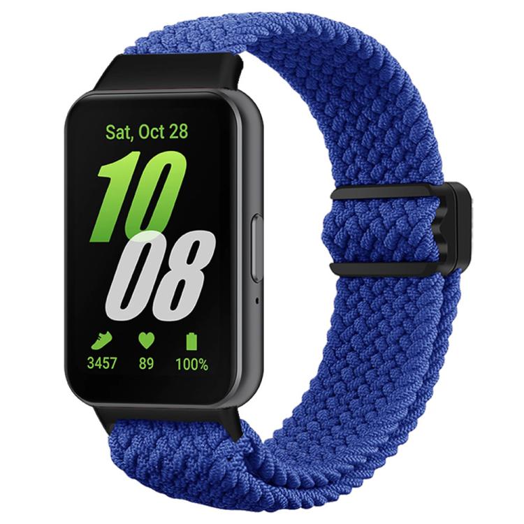 For Samsung Galaxy Fit 3 xDfind Magnetic Buckle Nylon Braided Watch Band