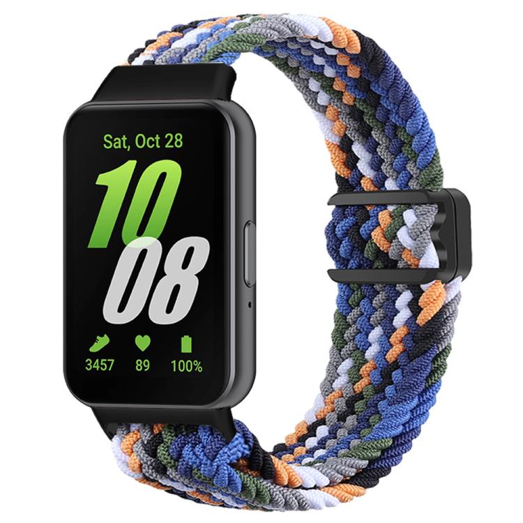 For Samsung Galaxy Fit 3 xDfind Magnetic Buckle Nylon Braided Watch Band