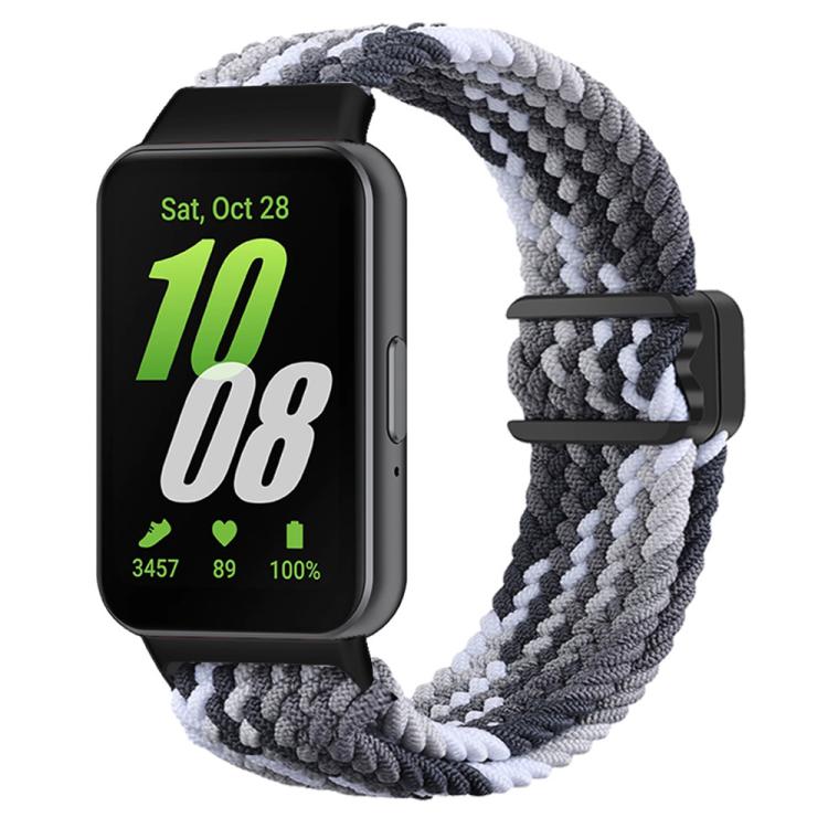 For Samsung Galaxy Fit 3 xDfind Magnetic Buckle Nylon Braided Watch Band