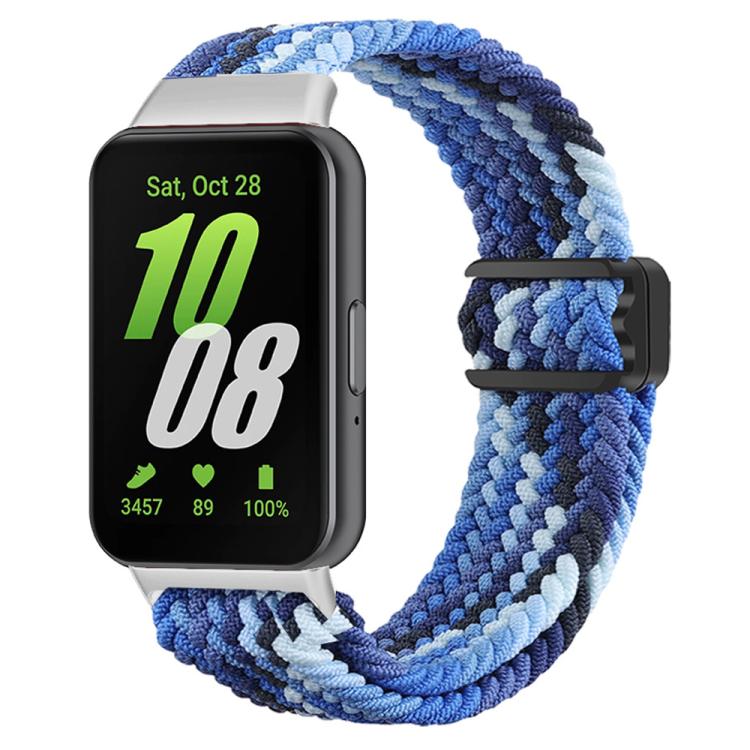 For Samsung Galaxy Fit 3 xDfind Magnetic Buckle Nylon Braided Watch Band
