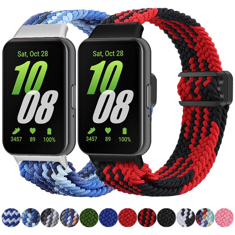 For Samsung Galaxy Fit 3 xDfind Magnetic Buckle Nylon Braided Watch Band